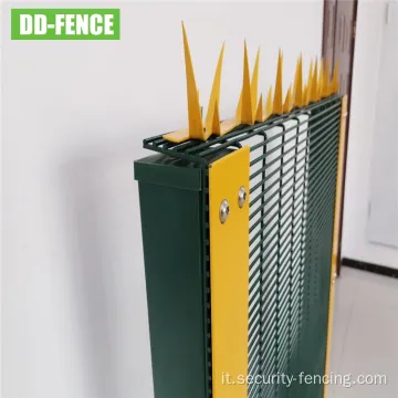 Picchi di recinzione in metallo murale galvanizzato